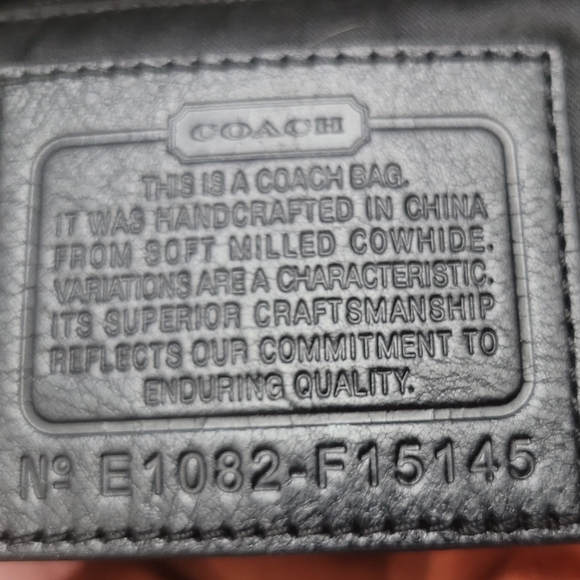 Coach Gray and Cream Satchel - Picture 15 of 16